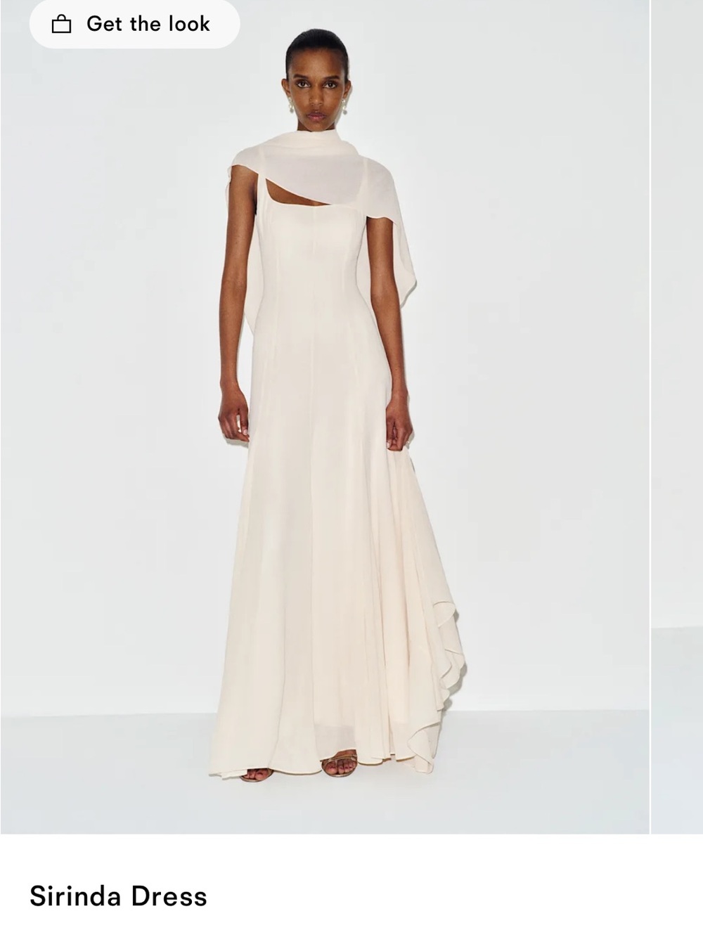 Reformation Sirinda Maxi Dress in Cream